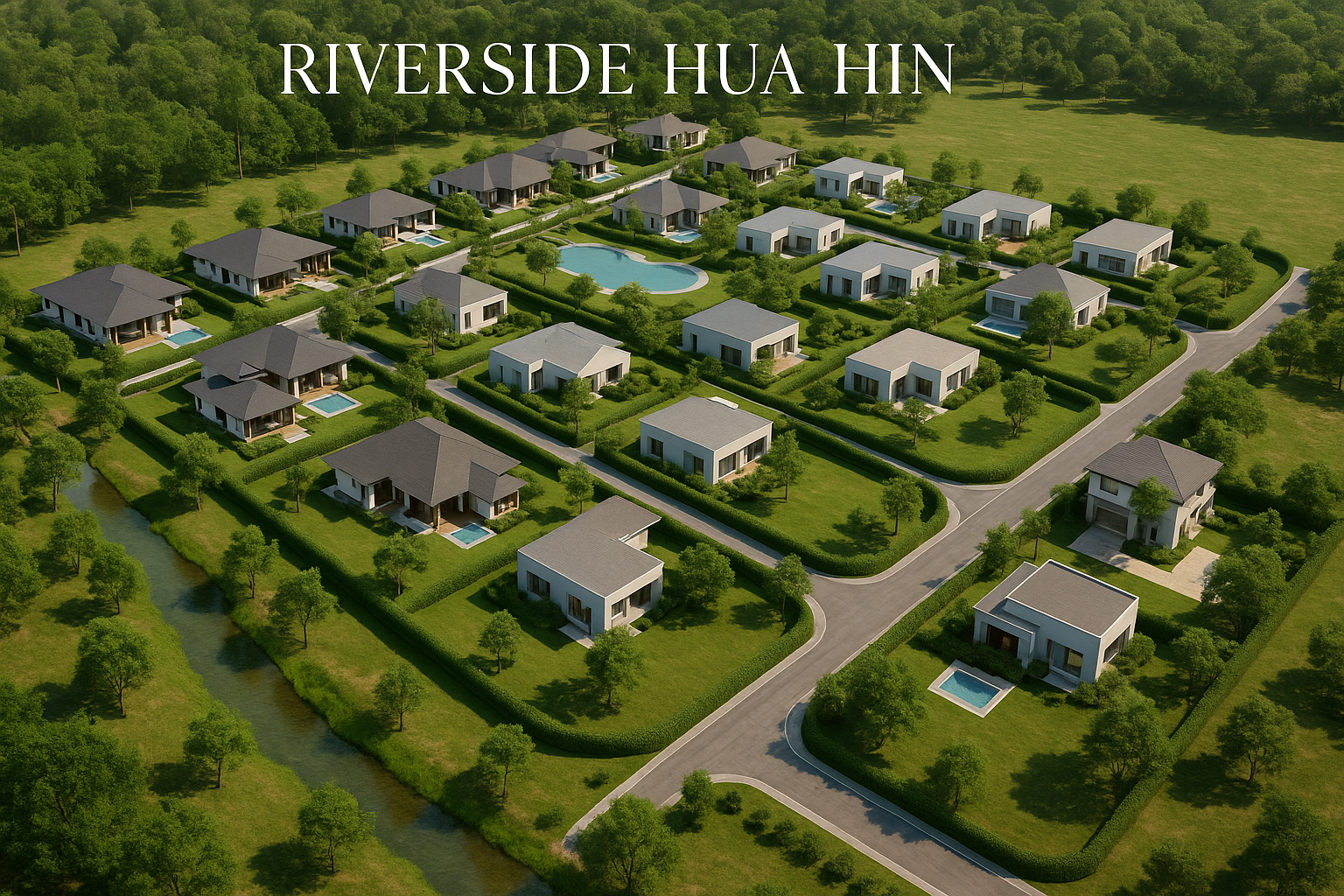 Riverside overview render